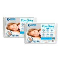 Kit 2 Travesseiros Sonos Viscoskiny 10cm 5186955